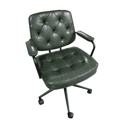 360¡ã Swivel Accent Chair with Upholstered Armrest, Height Adjustable Office Chair Ergonomic Desk Chair with Mid Backrest
